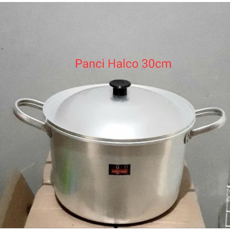 Panci halco 30cm - panci sop - panci aluminium - panci masak air - panci sayur