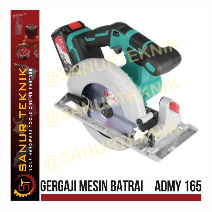 DCA ADMY 165 CORDLESS BRUSHLESS CIRCULAR SAW / GERGAJI MESIN BATRAI