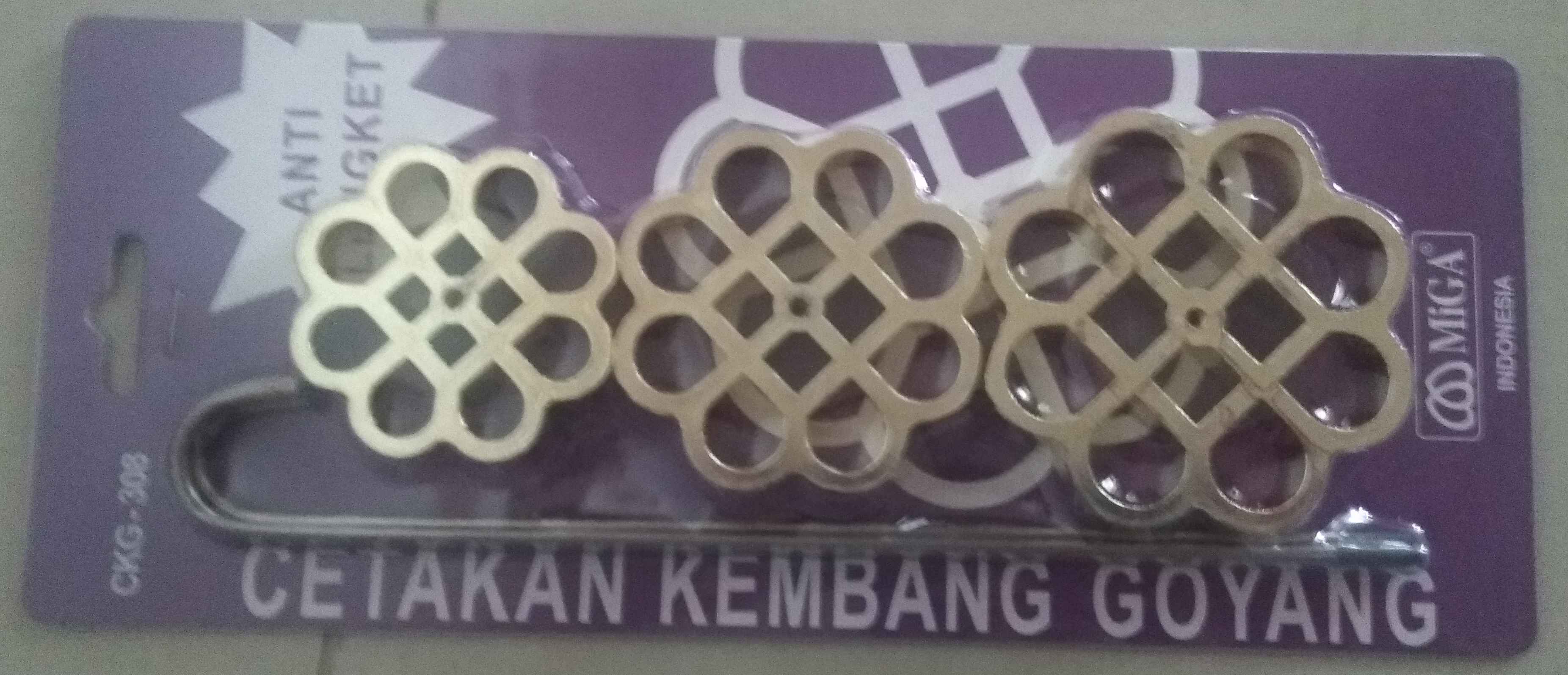Cetakan Kembang Goyang Set 3