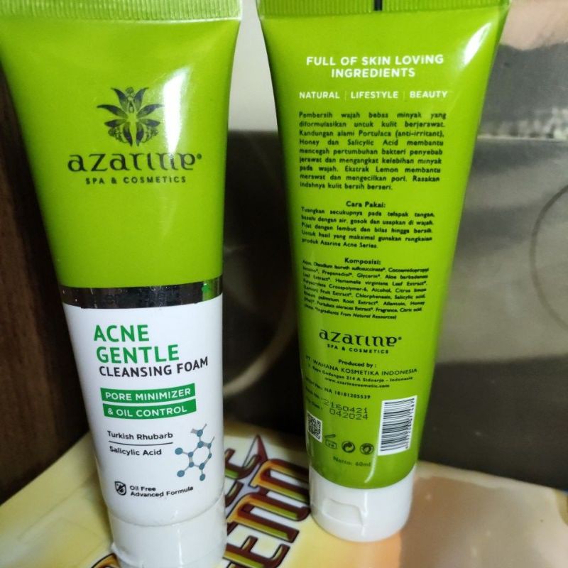 azarine acne facial wash