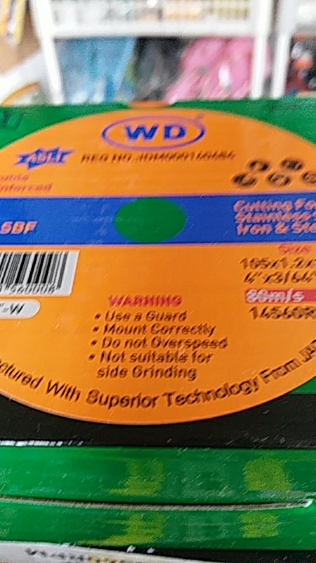 Batu Potong / Batu Gurinda / Mata Gerinda Wd 4 X 1.2 / 4 Inch X 1,2mm 20pcs