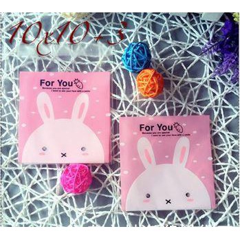 

Plastik Fancy Cookies - Kue - Permen - Accessories Bunny Pink 10x10