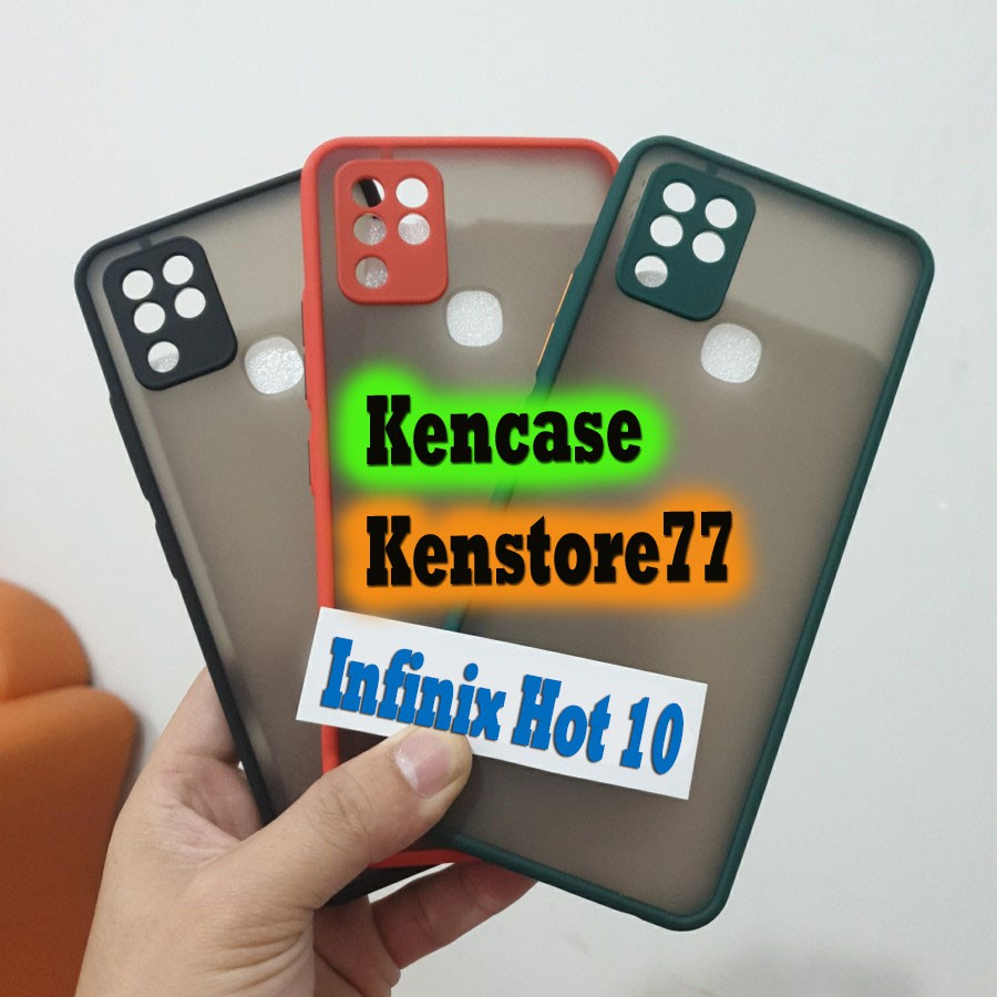 Soft Case Infinix Hot 10 Case Colour Matte Transparan Hardcase Dove Infinix Hot 10