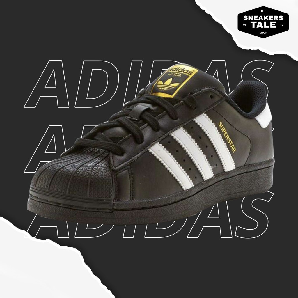 Adidas Superstar Foundation " BLACK WHITE " ORIGINAL
