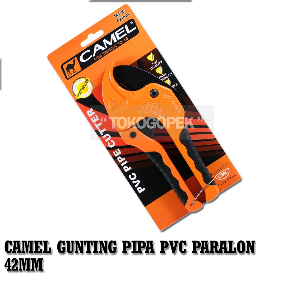 CAMEL GUNTING PEMOTONG PIPA PVC PARALON 42MM BAGUS