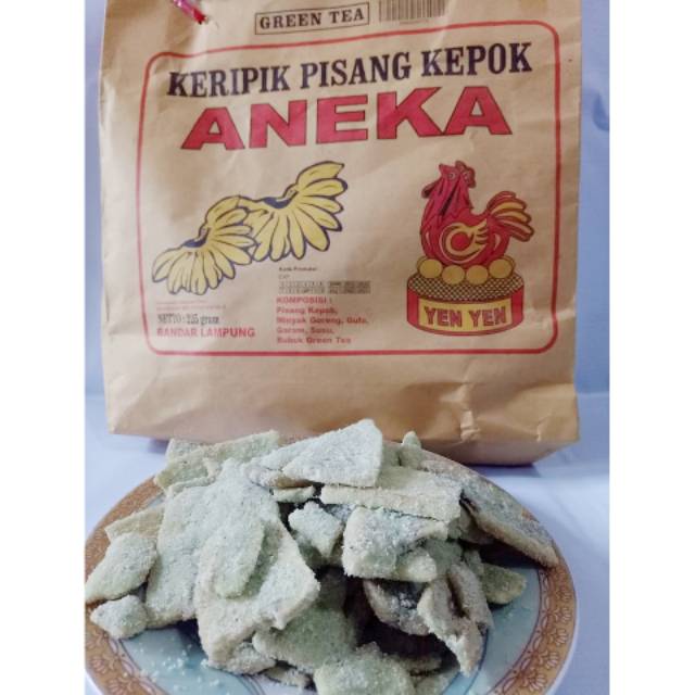 

KERIPIK PISANG GREEN TEA ANEKA YENYEN LAMPUNG
