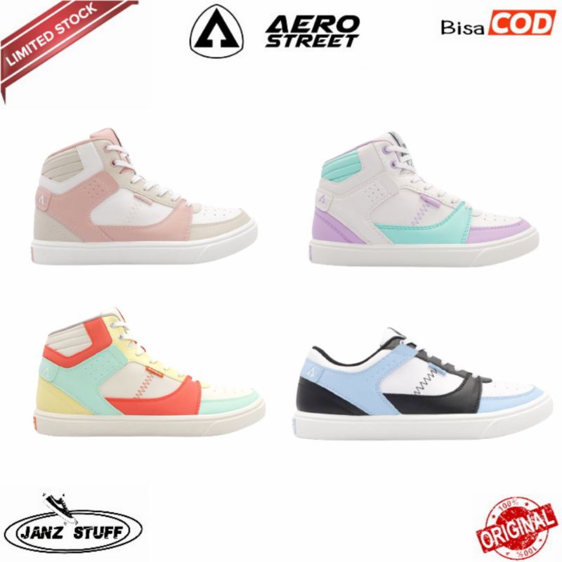 Aerostreet Hoops Women Series - Hoops Pink Krem, Hoops Ungu Toska,  Hoops Mint Oranye, Hoops Biru mi