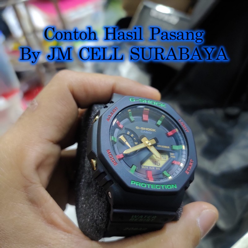 Anti Gores Tempered Glass For Casio G Shock GA 2100 / GA B2100 Series