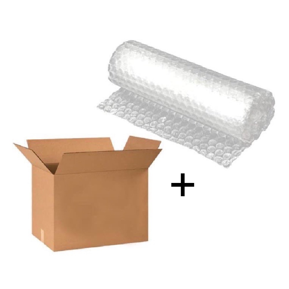

Ekstra packing Box + Bubble Wrap