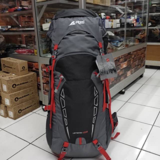 Tas Carrier Rei Lamandu 80L Tas Gunung Rei Lamandu 80L+Raincover