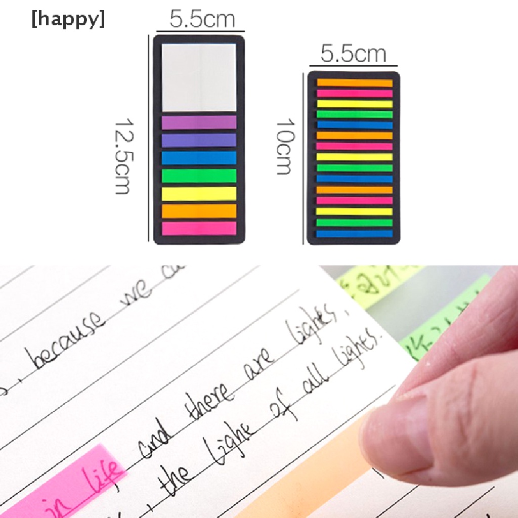 Ha 160 / 300 Pcs Sticky Notes / Memo Pad Transparan Untuk Stationery