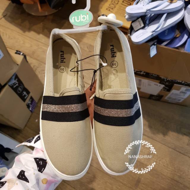 RUBI SHOES "Khaki Harlow Slipon"