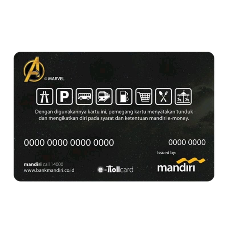 Mandiri e-Money LOGO AVENGERS INVINITY WARS