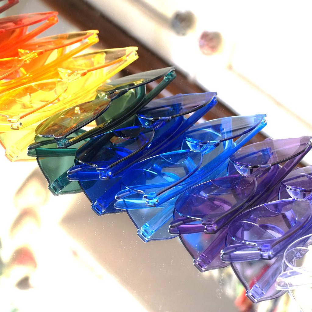 Kacamata Jelly Pria Wanita Kacamata Fashion Murah / Kaca Mata Candy Sunglasses Korea Warna Warni-8