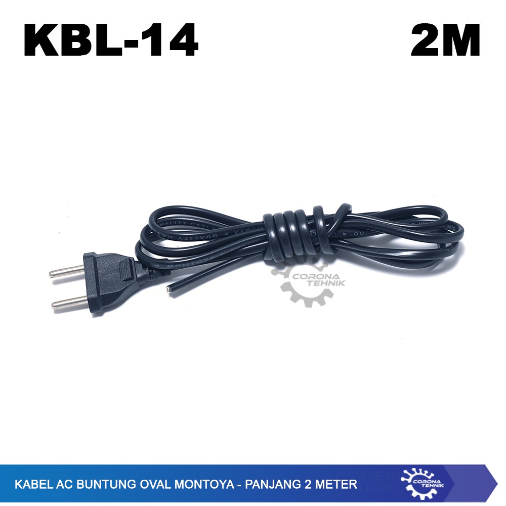 Kabel AC Buntung Oval Montoya - Panjang 2 Meter