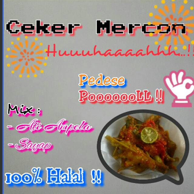 

Ceker Mercon Huuuhaaaahhh