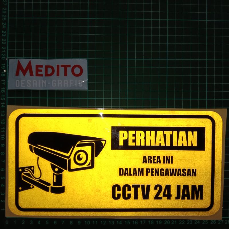 Sticker Cutting CCTV 24 JAM