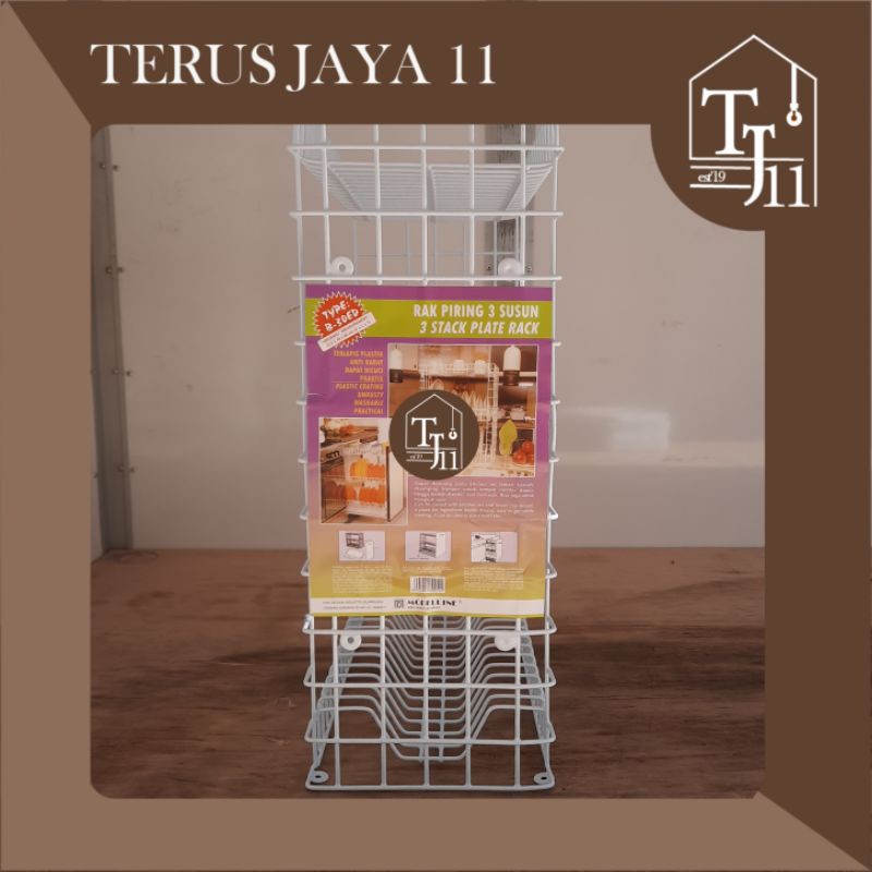 Rak Piring 3 Susun merk MODELINE tipe B-30 ED