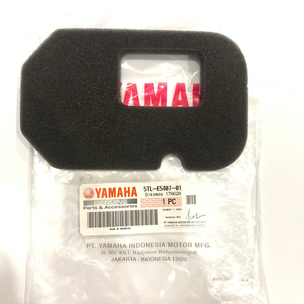 BUSA FILTER CVT MIO SPORTY DAN SMILE 5TL-E5407-01 ORIGINAL YAMAHA