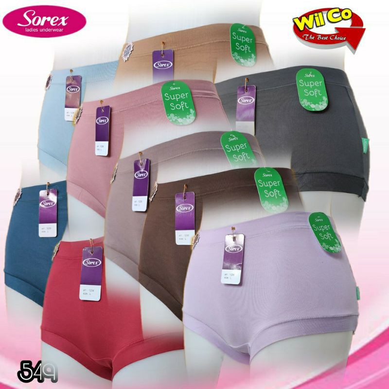 Celana Dalam Wanita Original Sorex Multi Color 549 Women Underwear