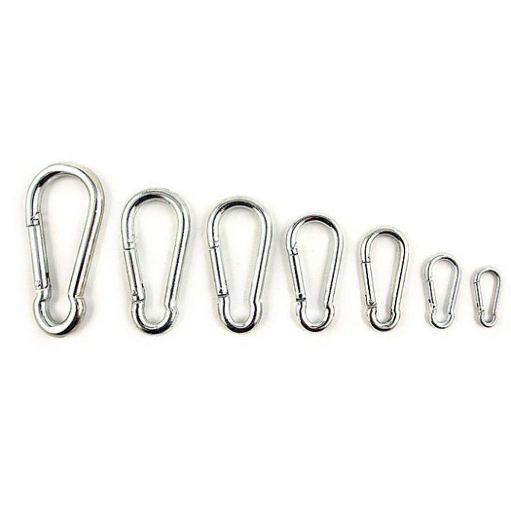 Grab Medan Metal Karabiner Mountaineering 698 Silver GYMTOP