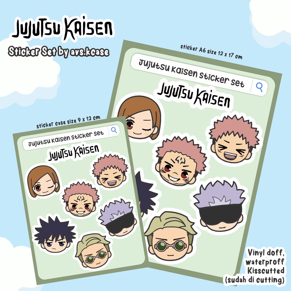 

Jujutsu Kaisen Sticker Vinyl Waterproof