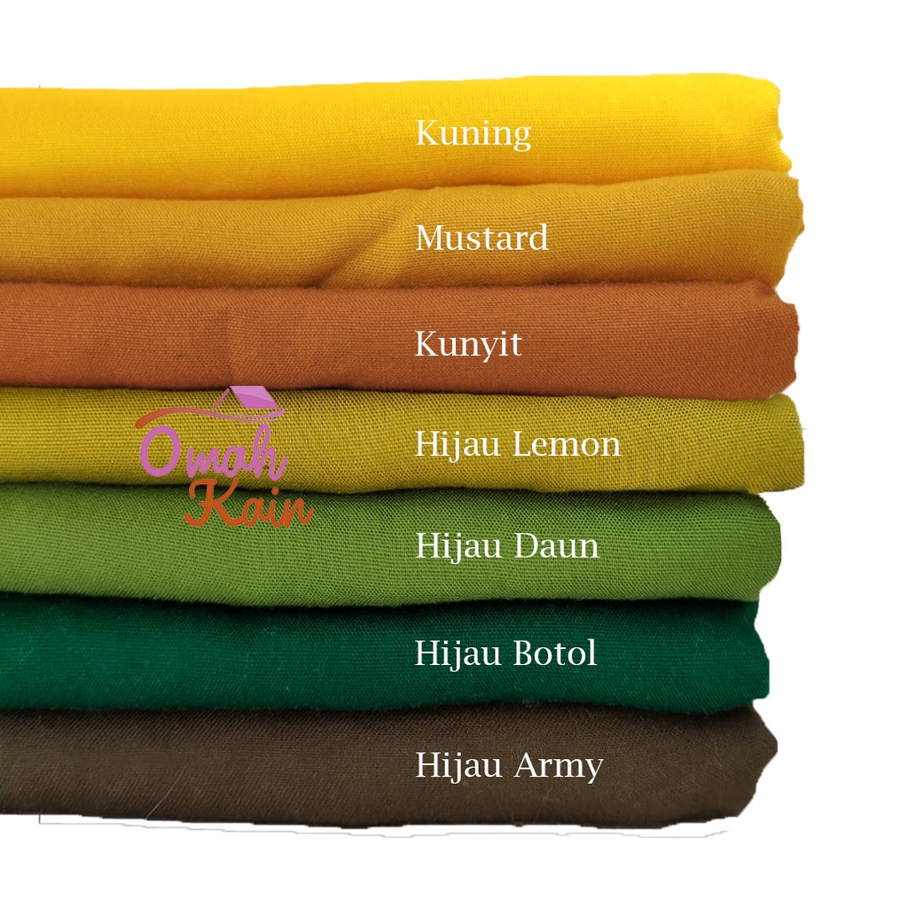 KAIN RAYON POLOS PREMIUM (TIDAK BERBULU, TIDAK NERAWANG, JATUH, ADEM, MEWAH)#omah kain