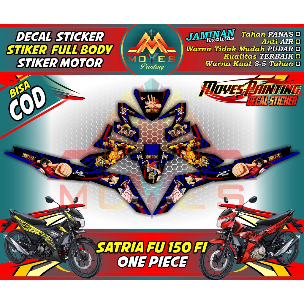 Decal Satria Fu 150 Fi Full Body - decal Satria Fu 150 Fi - suzuki motor satria fu fi 150/suzuki sat