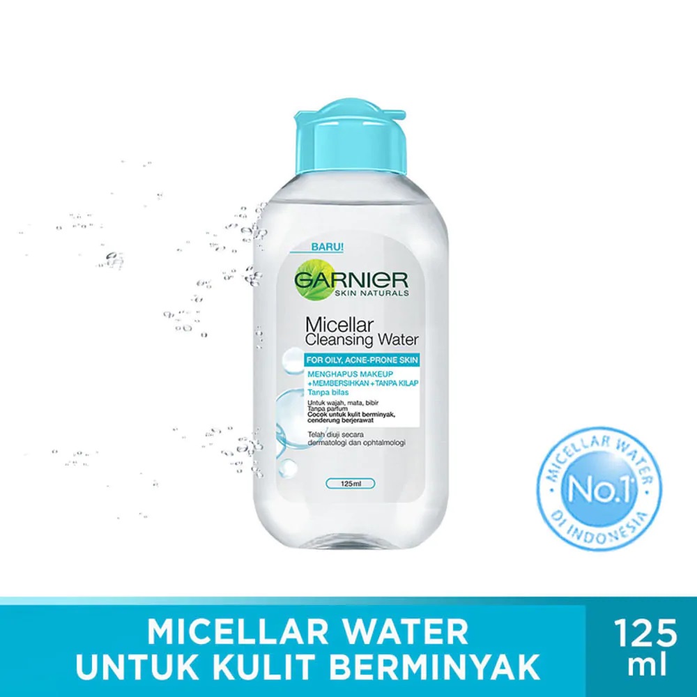 Garnier micellar cleansing water pink &amp; blue 125ml