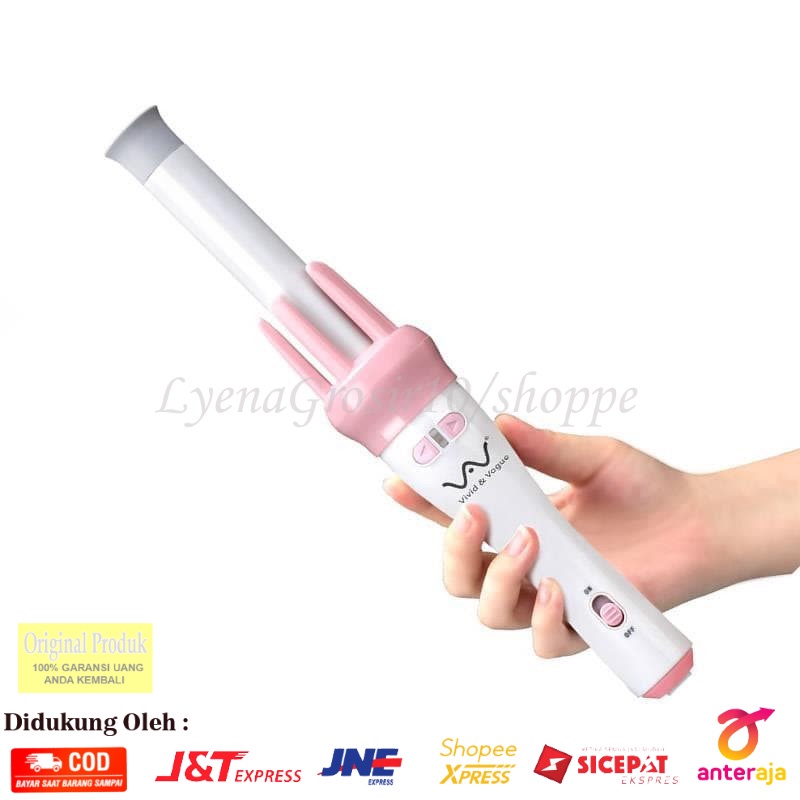 Pengeriting Rambut Otomatis / Magic Curler /Automatic Hair Curler/Catokan keriting rambut
