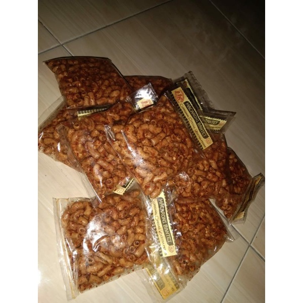 

Makaroni Bantet Pedas Daun Jeruk 40gr - Makaroni Bantet Khas Tasikmalaya 5 Rasa - Misterbantet Snackpro