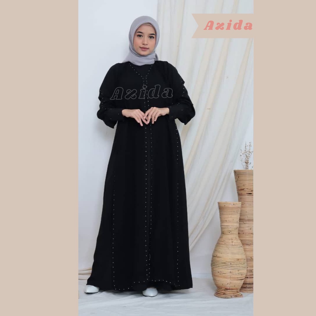 Abaya Hitam Turkey Arab Polos Motif Abaya Basic Simple Dress Muslim Syari Modern Bahan Jetblack Saudi Fashion Muslim Remaja Dewasa Bisa Buat Lebaran atau Kondangan Abaya Gamis Maxi Dress Premium Terbaru
