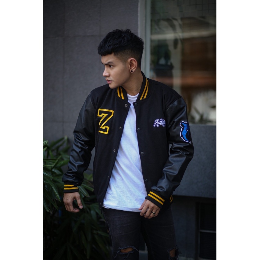 Jaket Baseball Varsity Original Produk Zade Jaket Bomber Salvio Hexia Premium