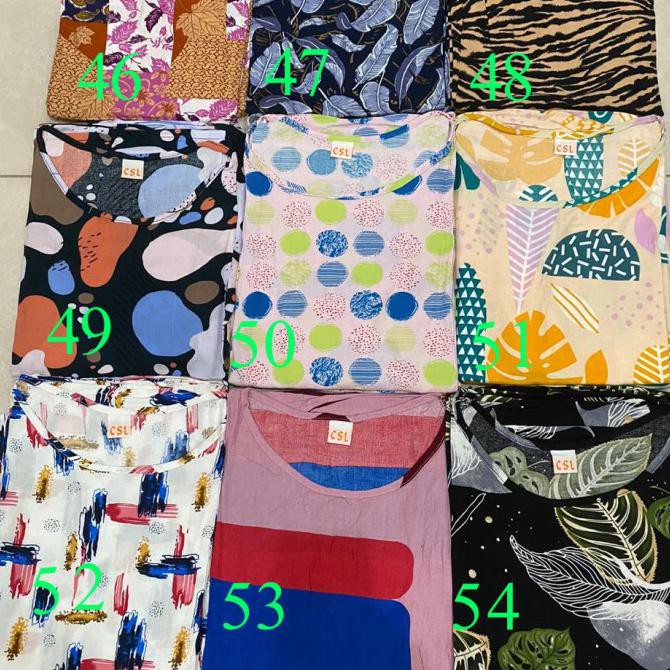 Best Seller # Daster Habel Csl Rayon Semata Kaki