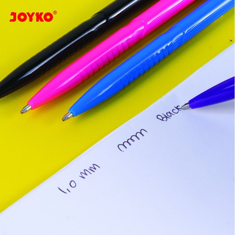 Bolpen Pulpen Pena Joyko BP-142 1.0 mm 1 Box 12 Pcs