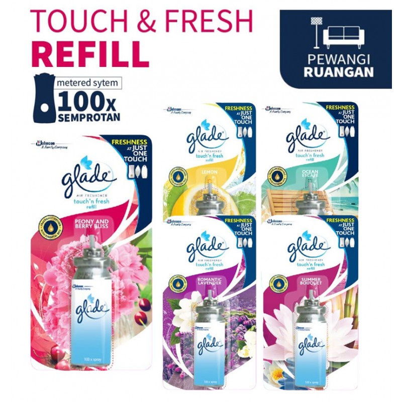 Glade Touch N Fresh Pengharum Ruangan Refill 9 gr - Pilih Varian