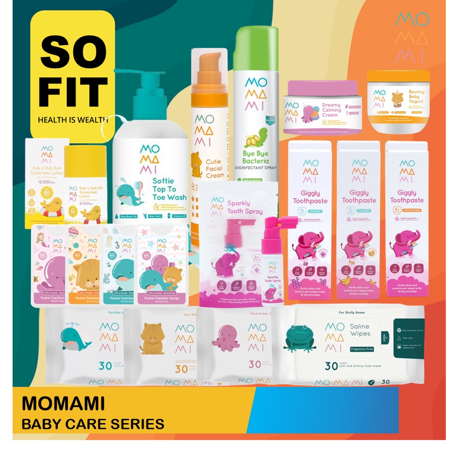 MOMAMI BABY CARE SERIES / Skin Care Bayi / Perwatan Kulit Bayi