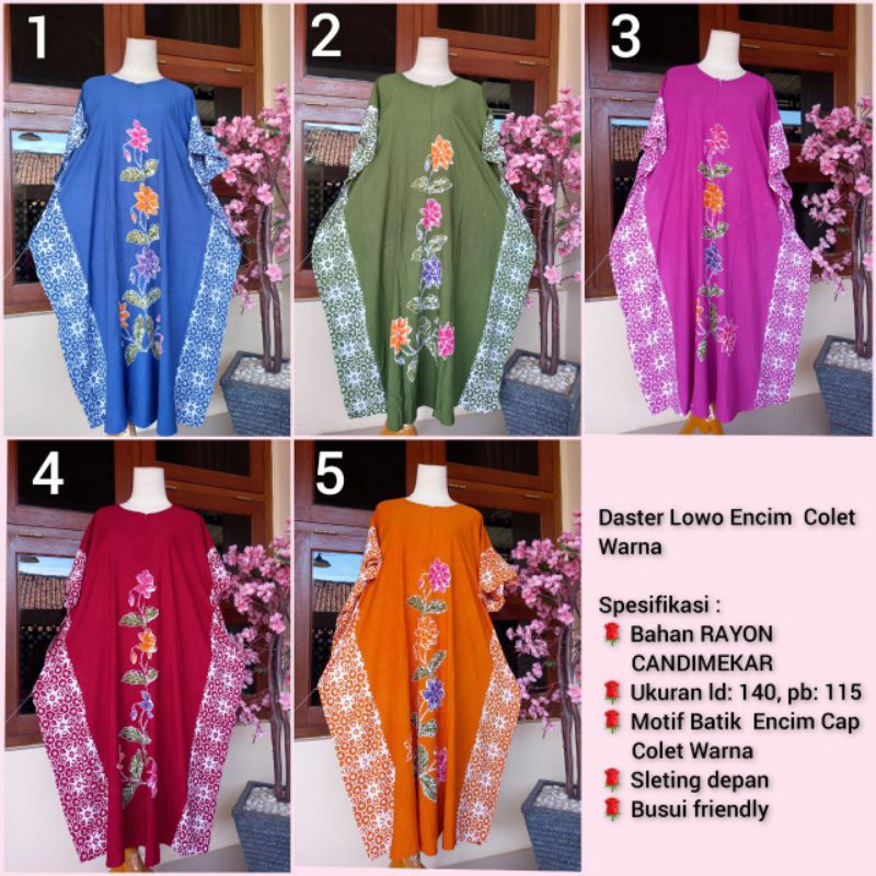 daster lowo encim colet warna