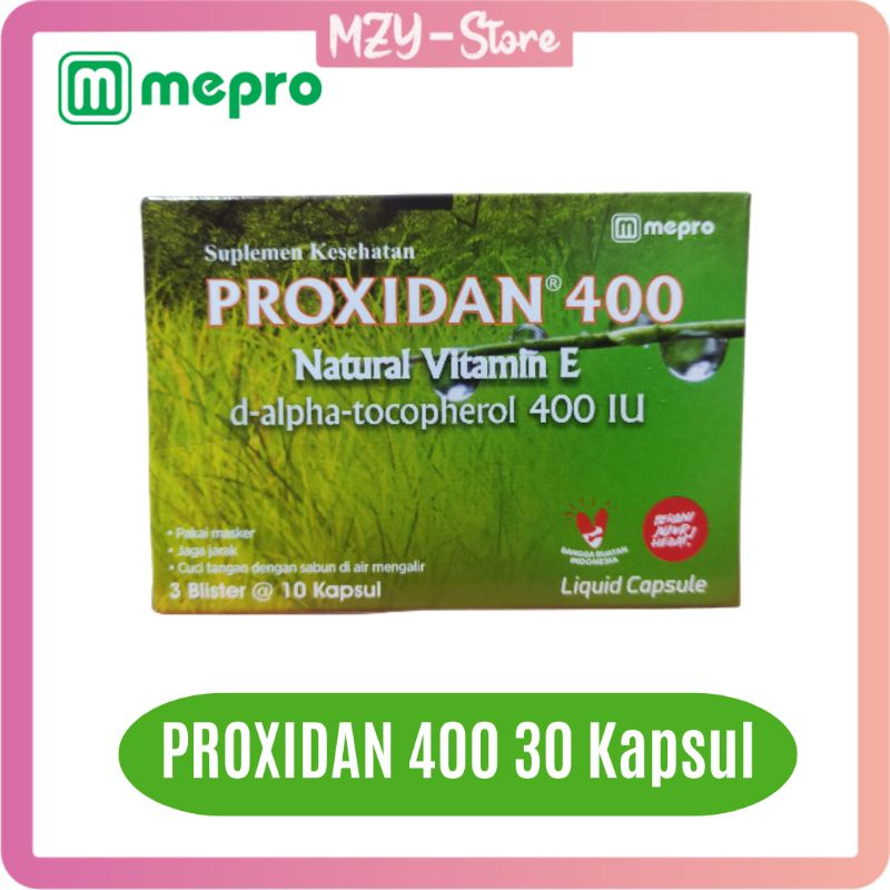 PROXIDAN 400 Mencerahkan Kulit Mengandung Vitamin E 400 IU dan AMAN Untuk PROMIL