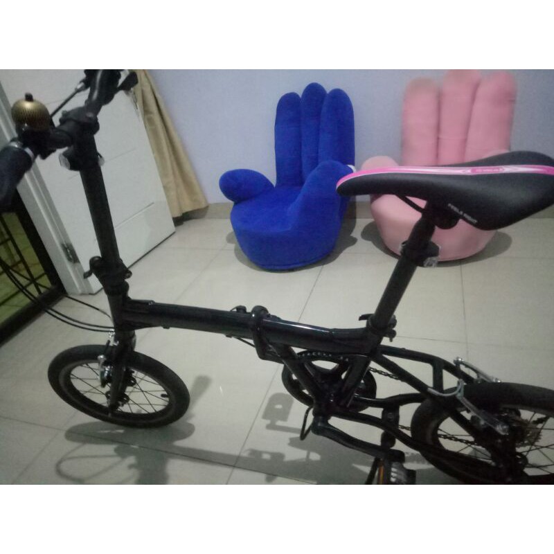 Sepeda lipat rocket pocket wimcycle full upgrade rim set 16