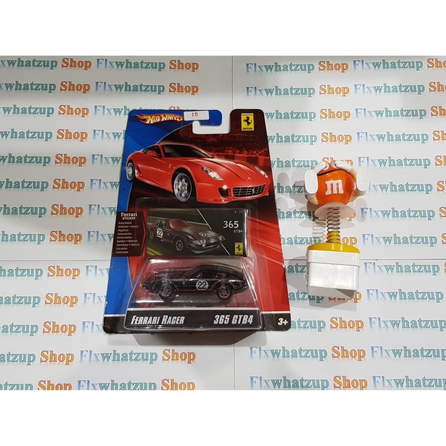 Hot Wheels Ferrari 365 GTB4 (Ferrari Racer) - BLACK