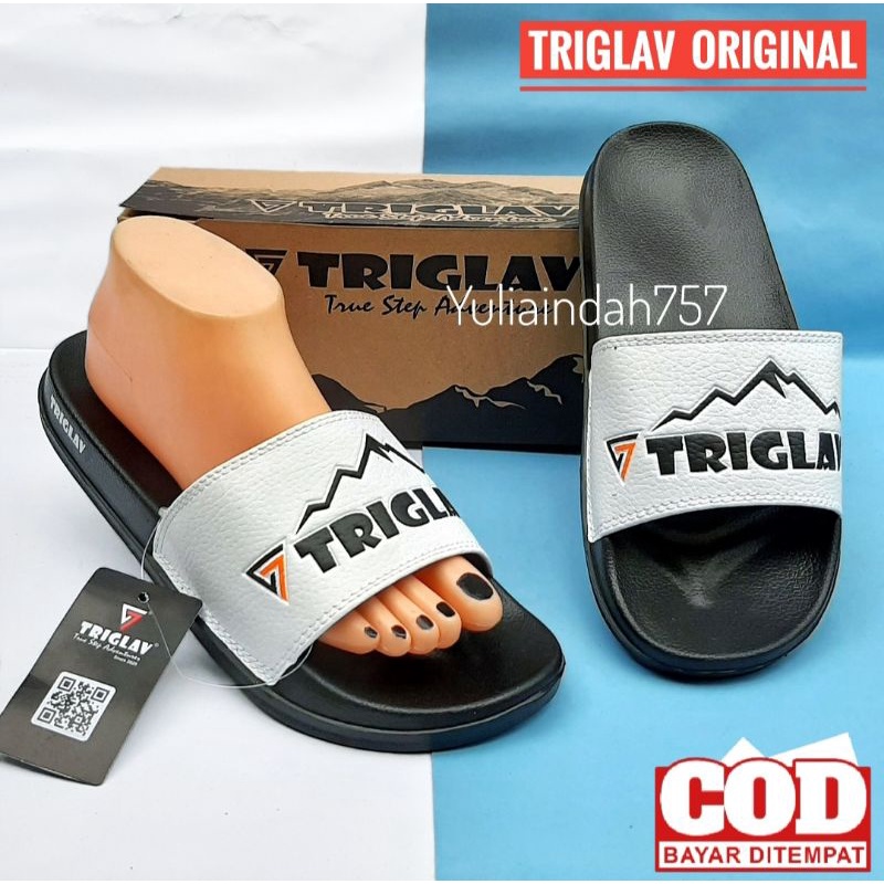 Sandal Triglav Original 100% - Sandal Outdoor - Sandal Slip Slop Triglav - Sandal Slip On Pria