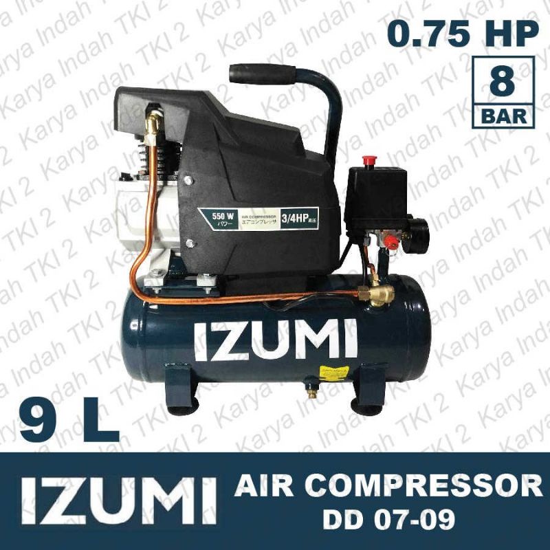 KOMPRESOR IZUMI 9 LITER DD 07-09 OLI MESIN ANGIN KOMPRESOR