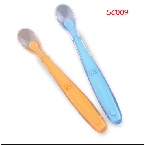 Baby Safe Sendok Makan Bayi Silikon Silicone Soft Spoon SC009