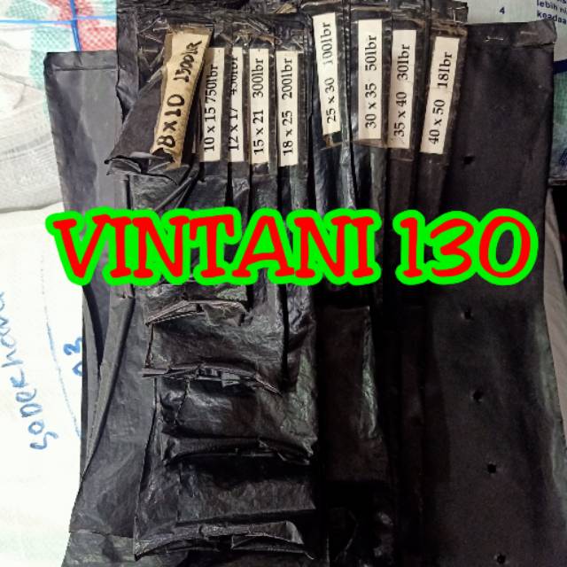 POLYBAG/POLIBAG KILOAN & ISI PER KILONYA. COCOK UNTUK SEMUA TANAMAN