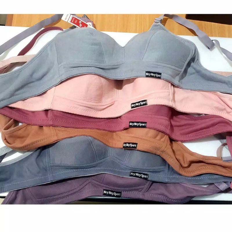 Isi 6pcs Bra Tanpa Kawat Bra Sports Bra Kekinian Bra Murah Bh kekinian Bh murah