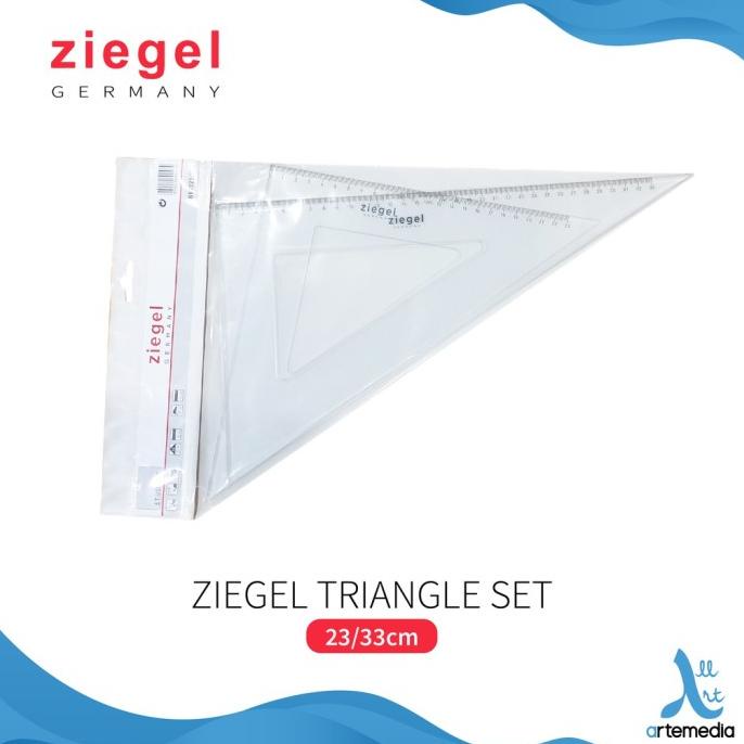 

Promo Penggaris Ziegel 23 33cm Triangle Ruler Set