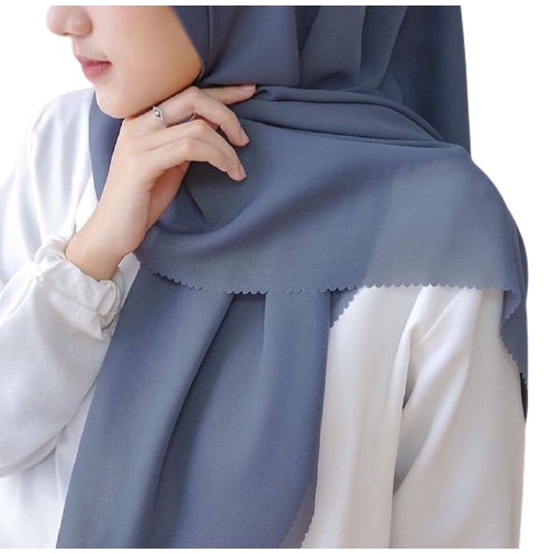 HIJAB BELLA LASER CUT - SUPERFINE COTTON-PREMIUM TERBARU-BASIC VOAL bella lasercut hijab segi empat