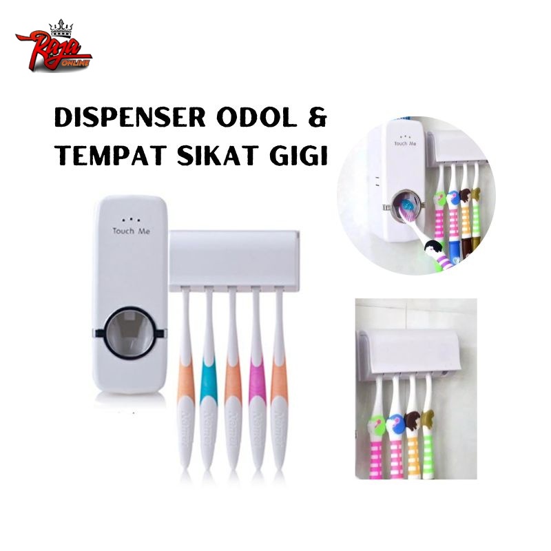 Dispenser Odol dan Tempat Sikat Gigi