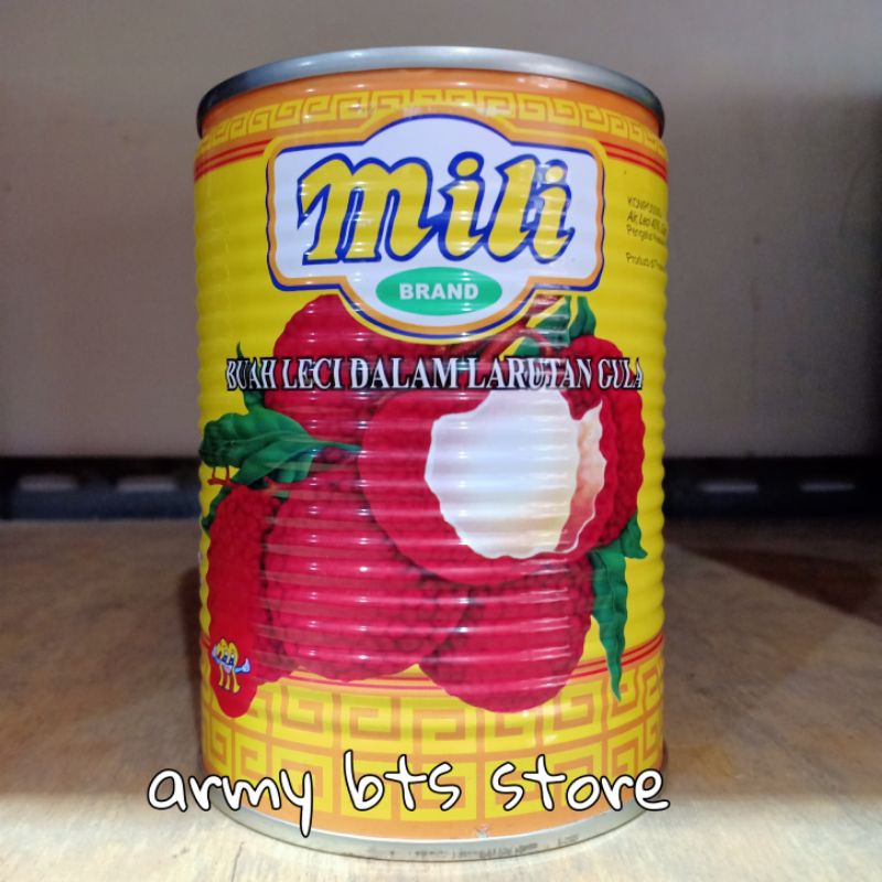 

mili lychees kaleng 565 gram